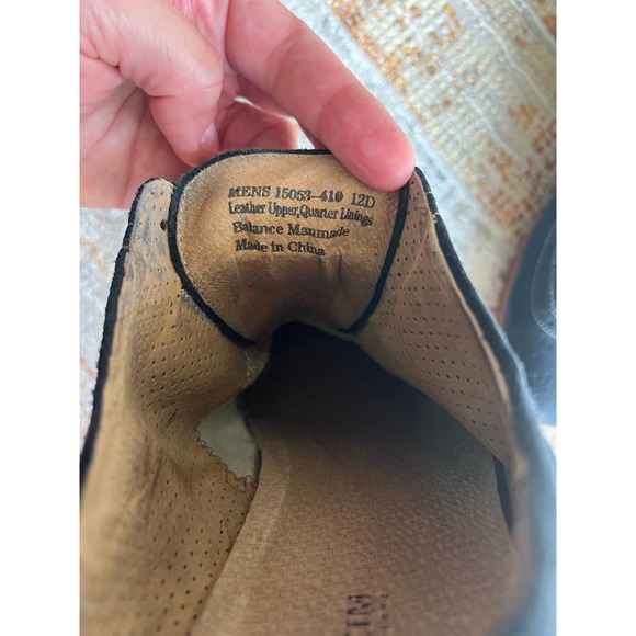 Mens FLORSHEIM Suede Wingtip Shoes Blue Sz 12D - Picture 10 of 12